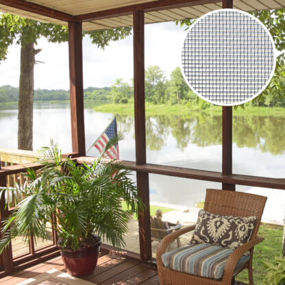 100 Foot DIY Roll Aluminum Insect Screen 18 X 16 Mesh - Image 3