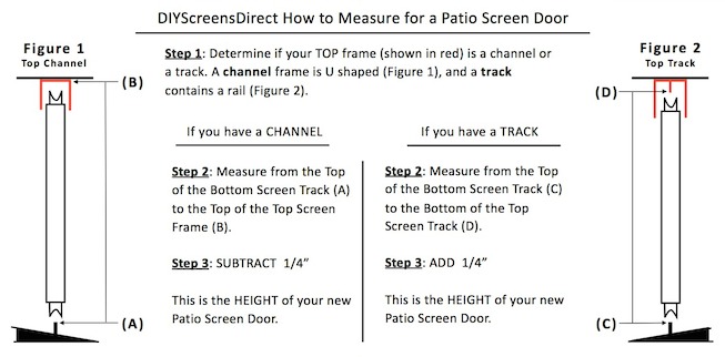 Custom Heavy Duty Sliding Patio Screen Door Kit