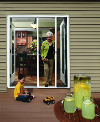 Genius COOL Retractable Screen Door - For Double Doors
