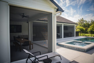 SUNPRO Motorized Retractable Screens - 3 To 30 Feet In Width And Heights Up To 22 feet
