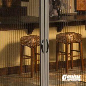 Pleated Custom Screen for Large Openings
