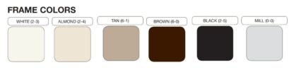 Pleated Custom Screen for Large Openings Colors