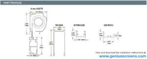 Standard Single Retractable Door Profile