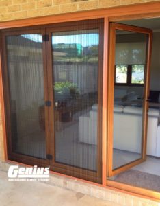 Pleated Custom Screen for Large Openings