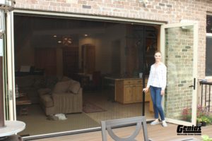 Pleated Custom Screen for Large Openings